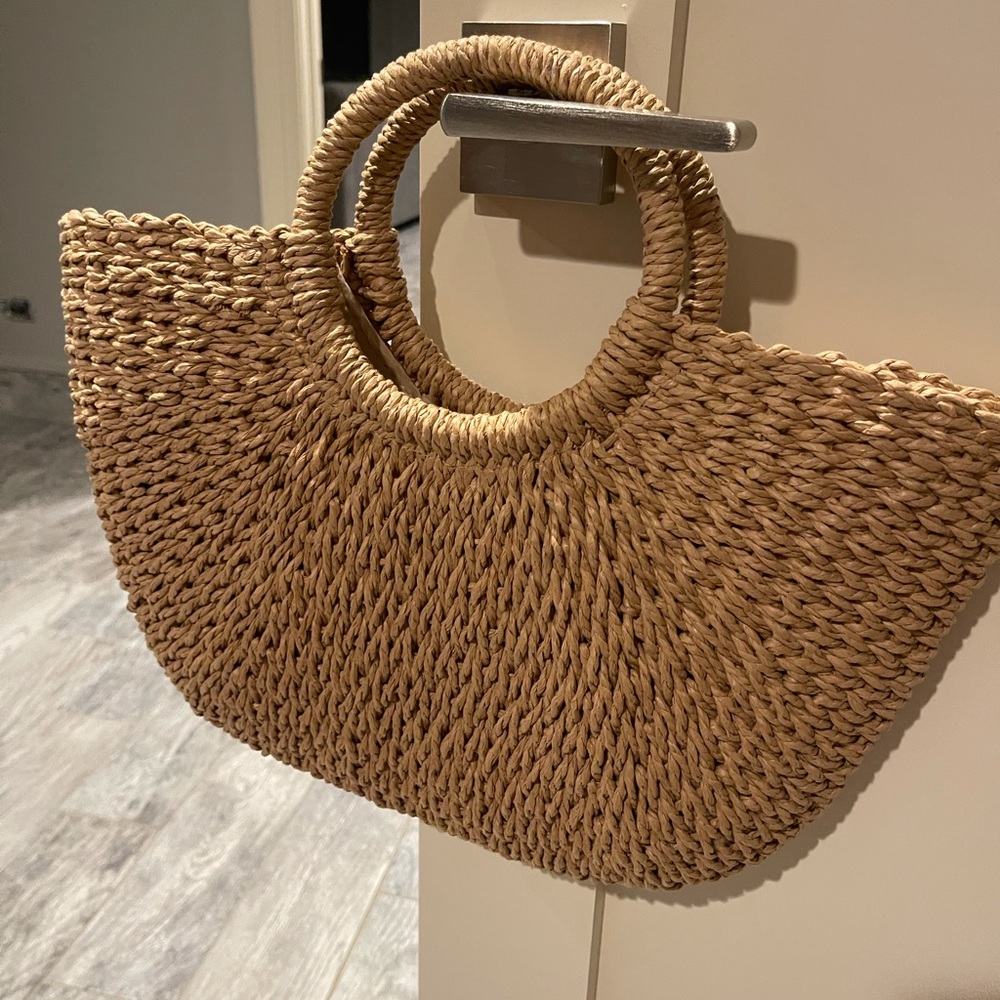 Straw Tote Bag